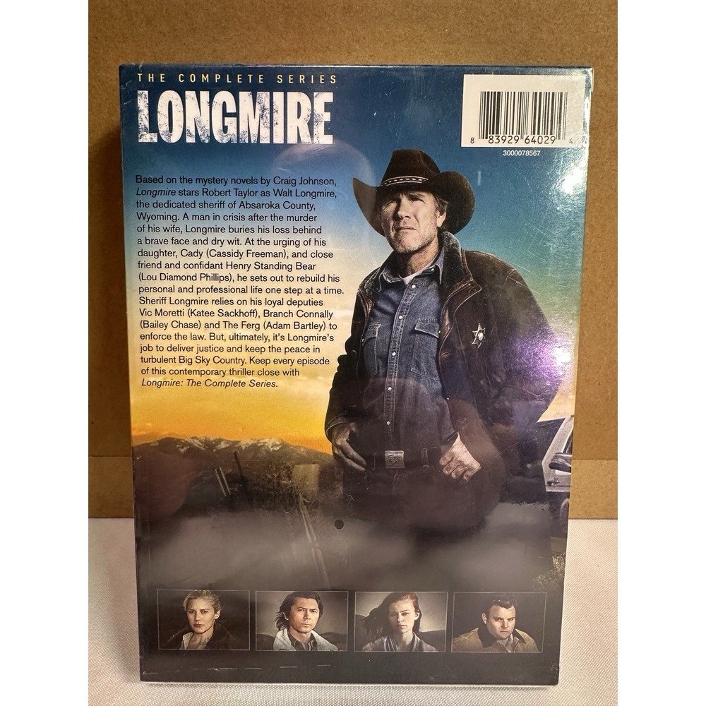 Longmire: The Complete Series Season 1-6 DVD 15-Discs Sealed - Picture 2 of 2